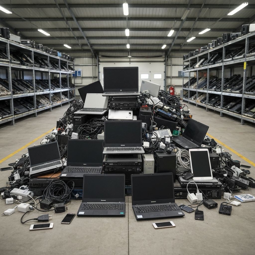 Electronic waste recycling